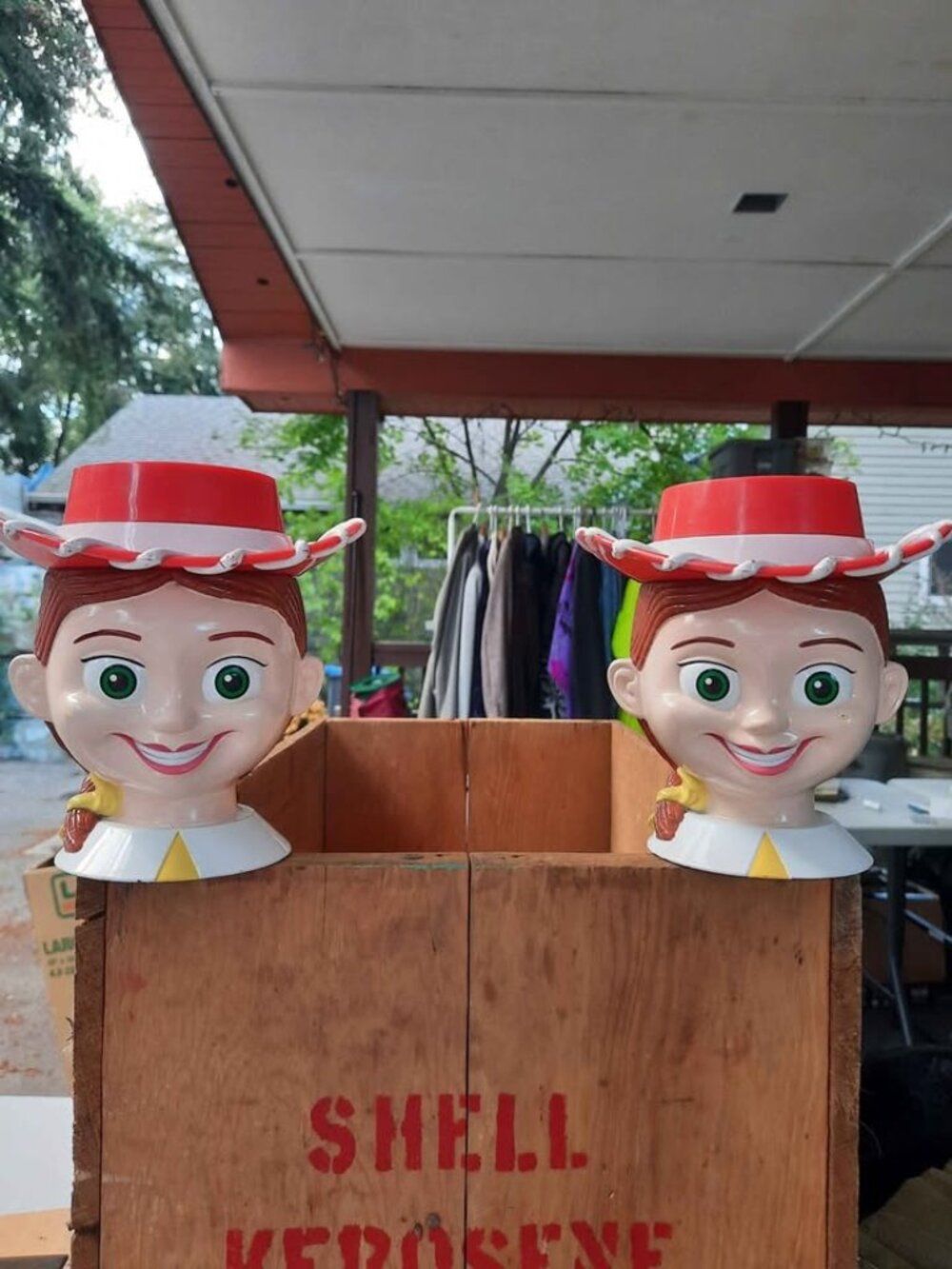 Toy Story 2 Jessie Cup with Lifting Hat from Disney on Ice Set of 2 from 2001